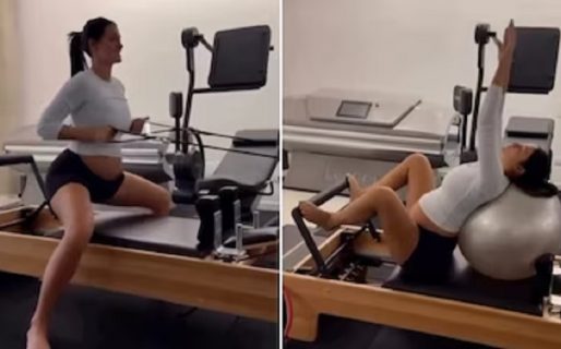 Oriana Sabatini mostró su rutina de entrenamiento en su sexto mes embarazo: “Mientras esperas”