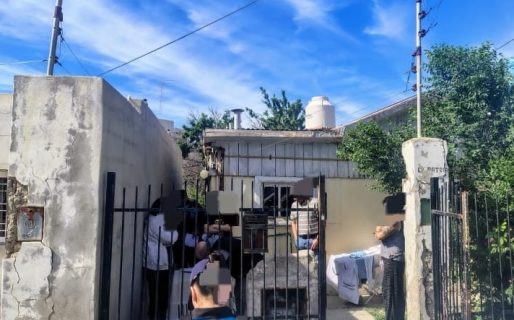 Rescataron a un perro en grave estado de abandono en el barrio Presidente Ortiz