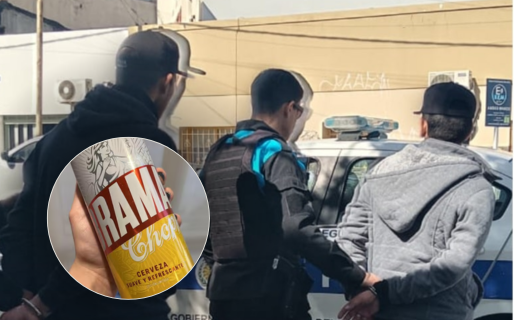 Dos hombres fueron detenidos tras robar cerveza y licores en dos comercios del centro