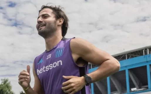 Santi Sosa se recuperó de su lesión en el rostro y podría ser titular en Racing vs. River