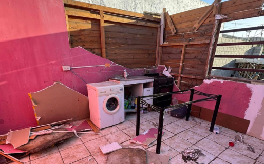 Perdieron su vivienda por el temporal de viento y piden ayuda para reconstruirla