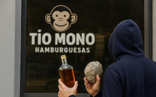 Rompió un ventanal, fue detenido y argumentó: «Yo tomo y no me acuerdo de nada»