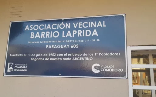 La vecinal de Laprida convoca a una Asamblea General Extraordinaria