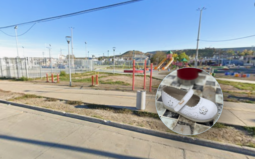 Buscan a la pequeña cenicienta que perdió su zapato en una plaza del barrio Juan XXIII