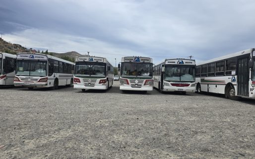 Tras el ataque a un chofer de la línea 1, Patagonia Argentina inició una medida de fuerza en la Terminal del Abásolo 