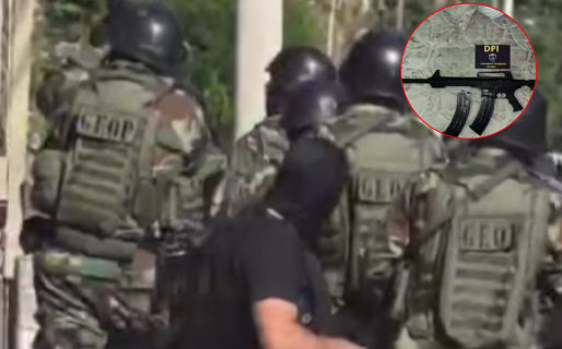 Allanaron una casa en Km3 y encontraron un arsenal de armas