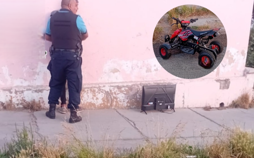 Pequeño botín: jóvenes caen presos por robar una mini tele y un mini cuatri