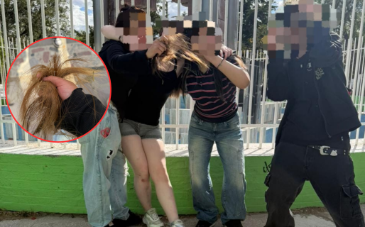 Salvaje ataque entre menores en el centro: exhibían un mechón de pelo como trofeo