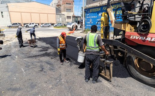El Municipio avanza con la pavimentación de calles en barrio San Cayetano