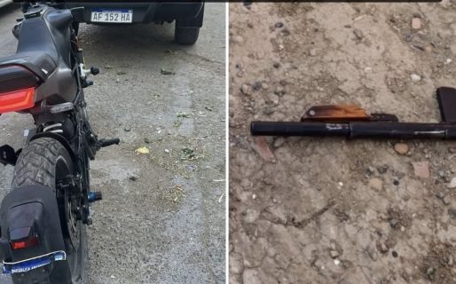 Robó una moto, escapó armado y cayó tras una persecución en el Stella Maris