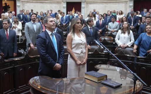 Juan Pablo Luque y Maira Frías juraron como diputados nacionales por Chubut