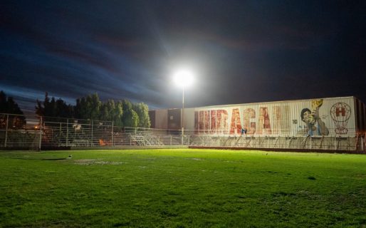 Huracán probó su renovada iluminación y está cada vez más cerca de reinaugurarla