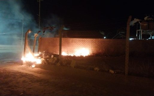 Se incendió un terreno baldío en el barrio  Pueyrredón durante la madrugada