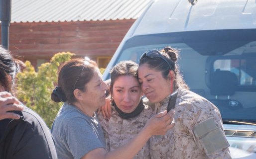<strong>La oficial María José San Martín fue dada de alta y ya se encuentra con su familia </strong>