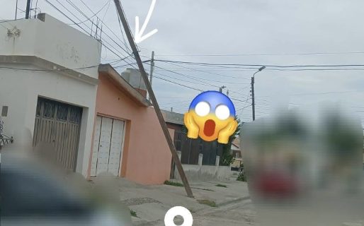 Reclaman a Movistar por postes caídos en zona norte