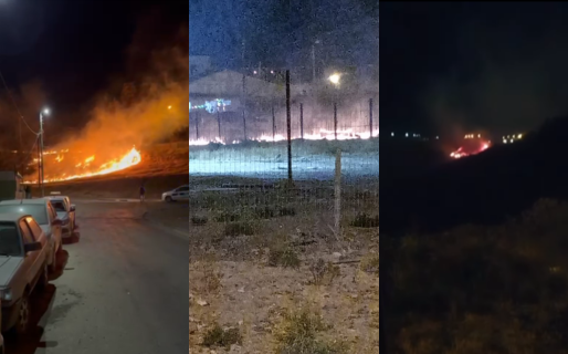La pirotecnia navideña provocó varios focos de incendios en Comodoro