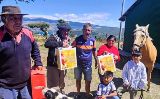 La CAI Solidaria cerró el año con una nueva acción solidaria: entregó cajas navideñas a familias rurales