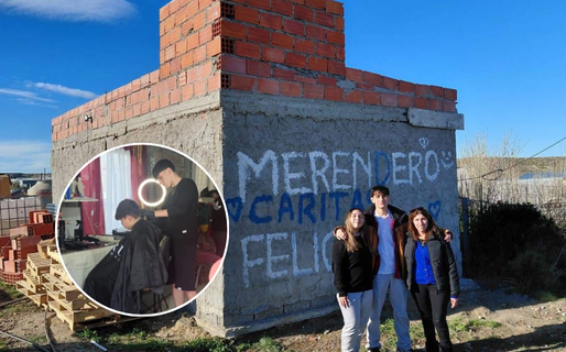 Realizarán una jornada de corte de pelo y ropero solidario en el Merendero Caritas Felices