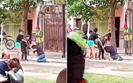 Una mujer acusó a su sobrina de “robarle el marido” y la agarró de los pelos en la calle
