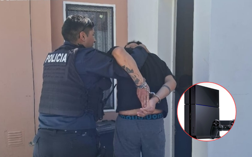 Detienen a un joven en Km 14 tras robar una PlayStation y alimentos de una vivienda