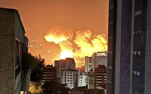 Hubo fuertes explosiones en Caracas y aviones volando a baja altura