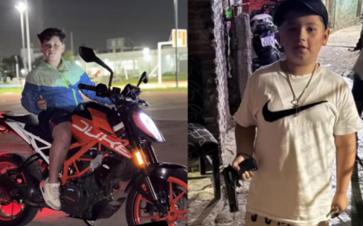 Las polémicas fotos con las que despidieron al nene de 12 años que murió en un enfrentamiento con la Policía