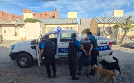 Tenía prohibido acercarse a su familia y saltó un paredón para meterse a la casa