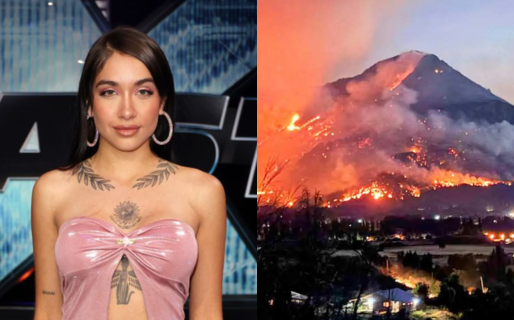 María Becerra realizó una donación para equipar brigadas que combaten los incendios en Chubut