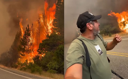 “Es angustiante ver cómo se quema todo”: el relato de Maxi Jonas en plena cobertura