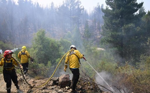 Incendios: cerca de 500 personas y 8 medios aéreos combaten el fuego en Puerto Patriada