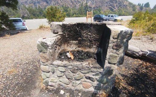 En medio de los incendios, querían comer un asado y fueron multados