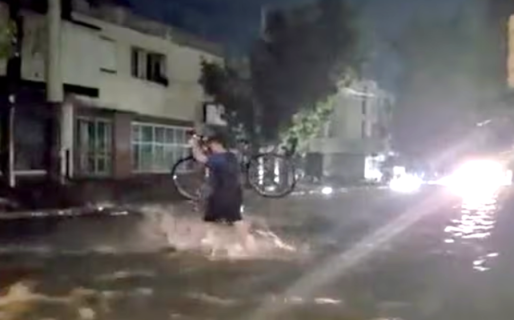 Fuerte temporal en Mendoza: granizo, cortes de luz y destrozos