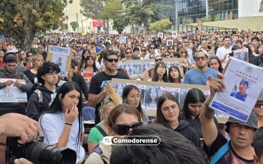 Familias unidas exigen justicia por Valeria y respuestas por la desaparición de Diego Serón