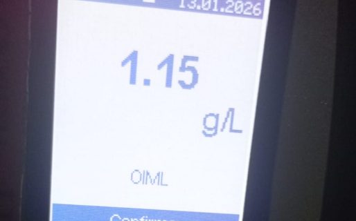 Choque en calle Pellegrini: uno de los conductores manejaba con 1,15 g/l de alcohol en sangre