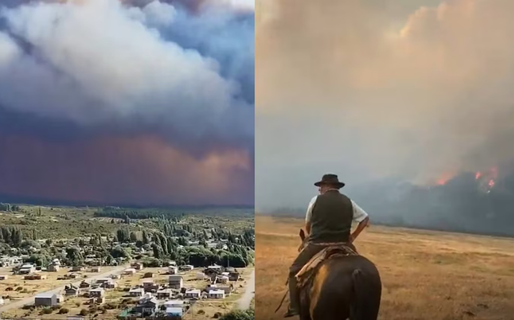 Cholila: Cierran la Ruta 71 y despliegan a 500 brigadistas por el avance del fuego