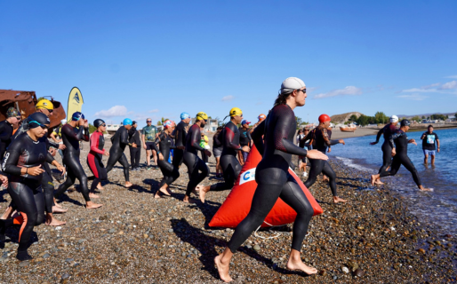 Vargas y Pariente se impusieron en el Triatlón de Caleta Córdova