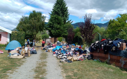 Con custodia policial por temor a saqueos, las donaciones llegaron a la cordillera: «Gracias a Dios está todo concretado»