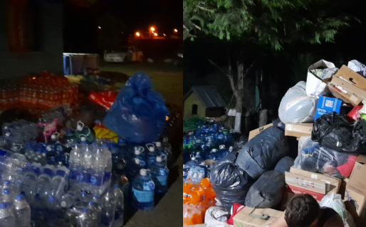 Se concretaron las entregas de donaciones a damnificados por incendios en la Cordillera