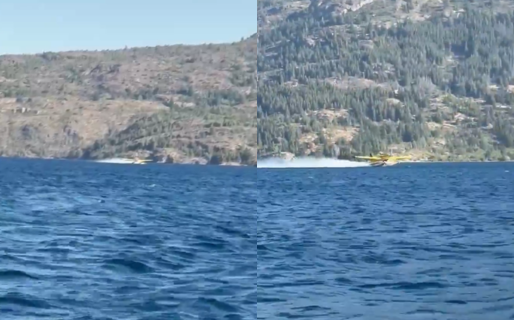 La Agencia Federal de Emergencia envía hidrantes y helicóptero para combatir el fuego en Puerto Patriada