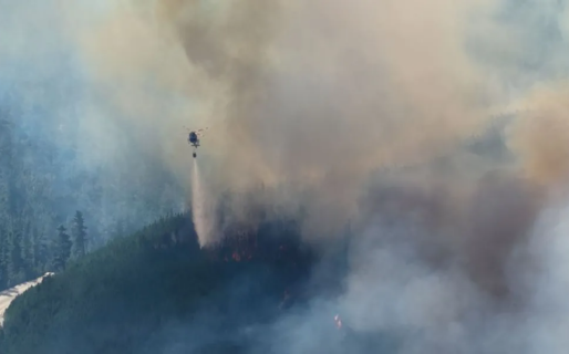 Recomiendan circular con precaución por humo entre Leleque y El Bolsón en Ruta 40