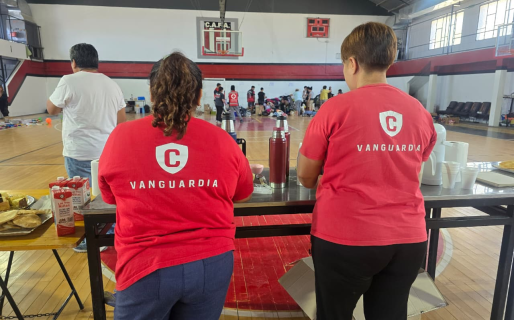 Centro Vanguardia brindó desayunos y acompañamiento a familias del barrio Sismográfica