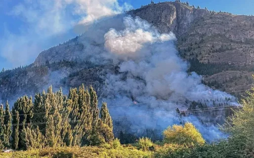 Puerto Patriada: El incendio se encuentra contenido en un 85%