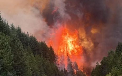 Habilitan un punto solidario en Comodoro para asistir a los afectados por los incendios en la cordillera
