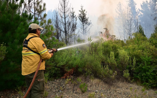 Incendios en la cordillera: extinguieron 22 de los 32 focos, pero el fuego sigue activo