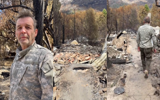 «Rescaté herramientas para seguir viviendo»: El devastador incendio que dejó a Javier sin casa en El Pedregoso