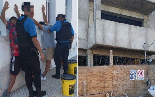 Detuvieron a dos hombres tras intentar robar en una obra en construcción
