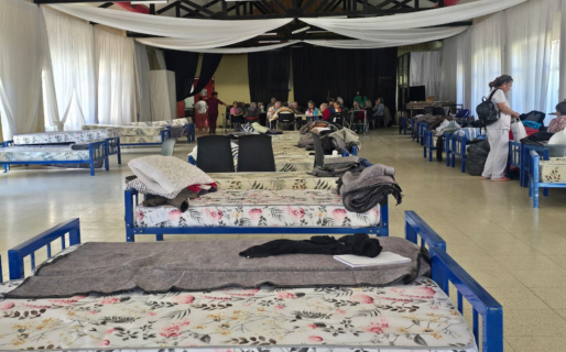 Habilitan el Parque Saavedra para adultos mayores y evacuados de Sismográfica