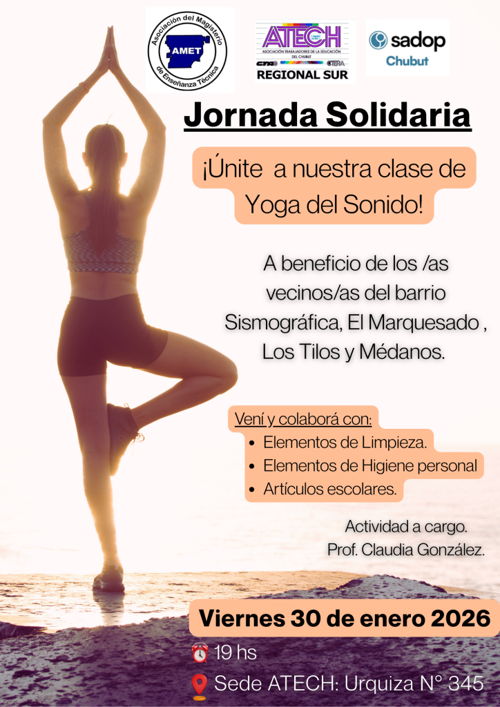 La actividad es organizada por gremios docentes y se llevará a cabo este viernes en la sede de ATECH. Para participar, se solicita colaborar con elementos de limpieza, higiene o útiles escolares destinados a las familias de los cuatro barrios afectados.