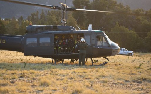 Refuerzan el combate del fuego en el Parque Nacional con un masivo traslado de brigadistas