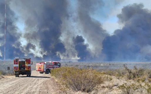 Contuvieron el incendio que afectaba el tramo entre Trelew y Madryn